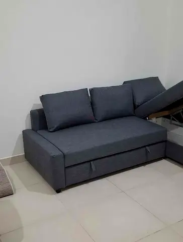 IKEA L shap Sofa store cum bed you can