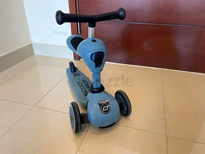 Scoot  Ride Highwaykick 1 - Blue, Adjustable Seat for Ages 1-5
