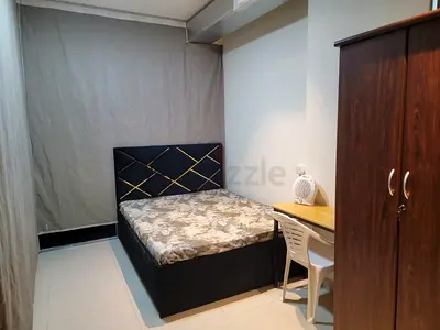 Furnished Partetion room available for two relatives or friends.