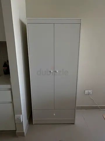 White wardrobe/ storage cabinet - great condition