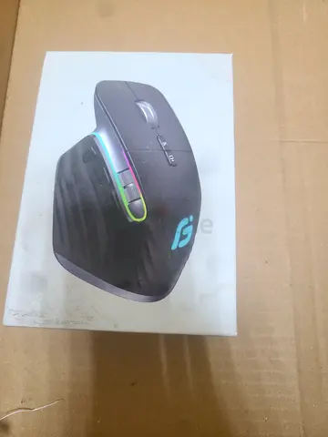 Wireless Ergonomic Vertical Mouse with RGB Lighting