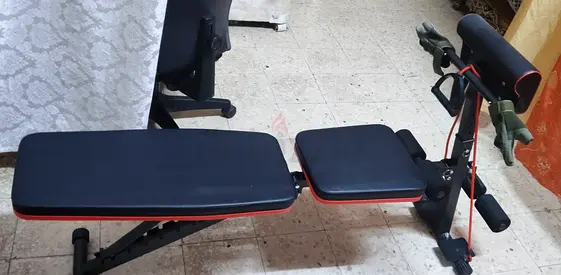 Adjustable Exercise Bench  20KG dumbbell set