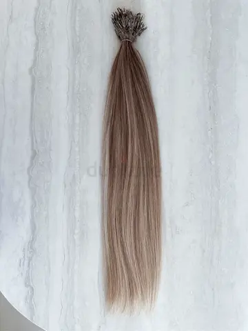 Natural Slavic Human Hair Extensions 70 cm 150g Blonde Balayage