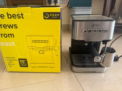 Noon East Espresso Machine with Milk Frother - Good Condition