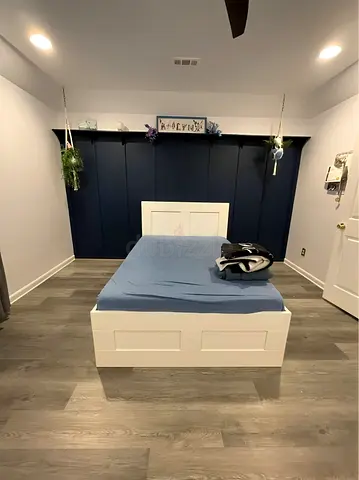 IKEA Brimness double bed frame with mattress new condition
