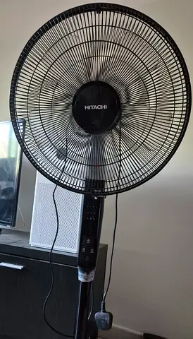 Hitachi stand Fan - powerful, silent, multiple modes, Good Working Condition,