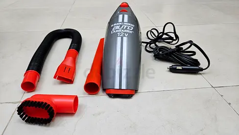 Black  Decker 12V Auto Dustbuster Handheld Car Vacuum with Attachments