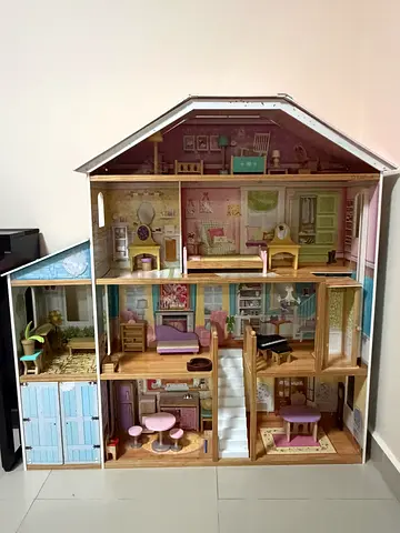 Large Dolls House with furniture