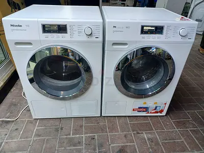 Miele powerwash twin dos 9 kg washer and 9 kg steam finish dryer freestanding