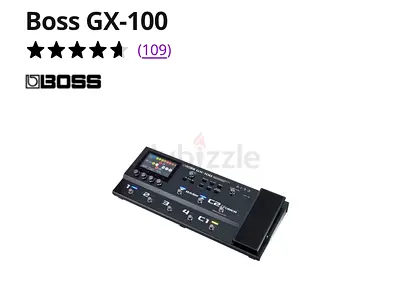 BOSS GX-100 Guitar and Bass modeler