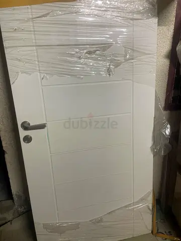 An white classic door