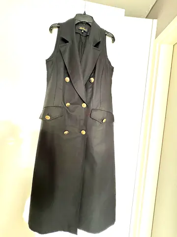 LUISA SPAGNOLI Premium Italian brand-High quality linen sleeveless dress