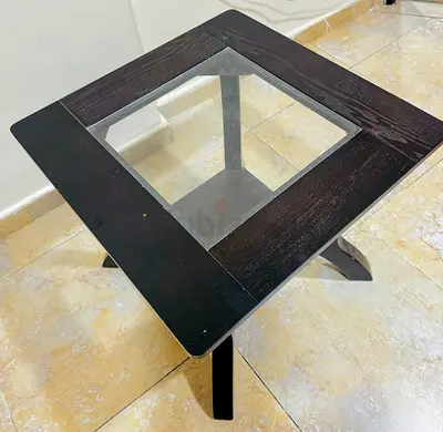 Pan Emirates Solid Wood Side Table/ Coffee Table- Dark Finish