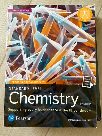 IBDP Pearson Chemistry Textbook, *BRAND NEW* Standard Level Pearson IB Diploma program textbook