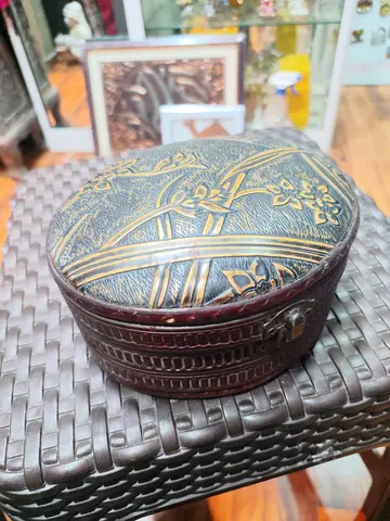Small Vintage wooden Jewelry Box - 15*8cm