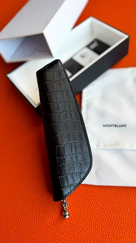 Montblanc Leather Pen Case with Original Box and Pouch