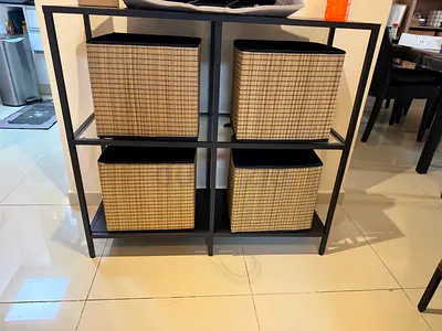 5 Woven Baskets - Good Condition