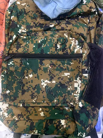 Green Digital Camo Backpack - Lightweight Daypack