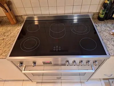 Bertazoni  oven and 5-zone cooktop