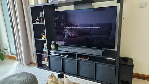 Entertainment system case Ikea