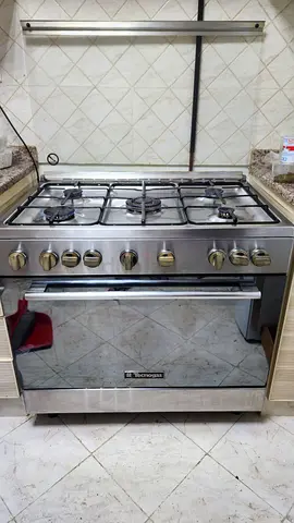Tecnogas Stainless Steel 5-Burner Gas Range with Oven - excellent Working Condition