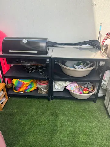 Bbq counter setup
