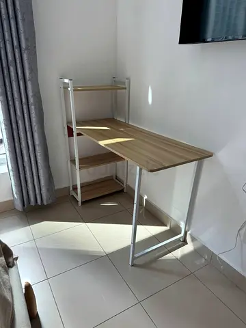 Shelving Unit / Desk with Shelves — Free