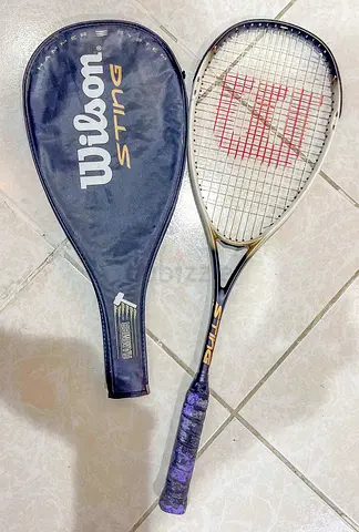 Wilson Sting tennis racquet with cover - used