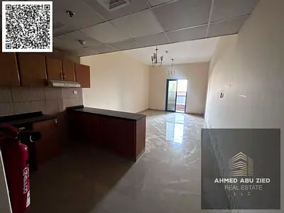 Spacious Studio Apartment for Rent in Nuaimiya Towers Ajman | Tower C with Free Parking, Private Balcony & Open Kitchen | AED 24K