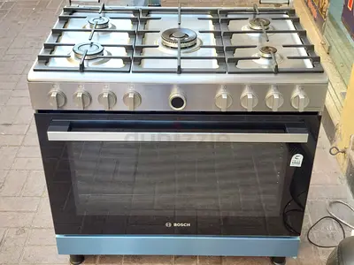 Brand New Stock Piece Bosch 5 Burner Full Gas Cooker Range Size 90×60 cm