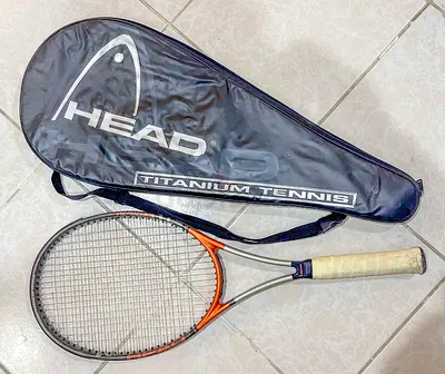 Head Titanium Tennis Racket with Carry Cover - Used