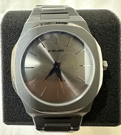 D1 Milano Ultra Thin Mens Watch - Matte Grey