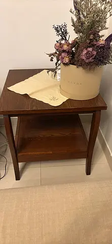 2 Wood side table