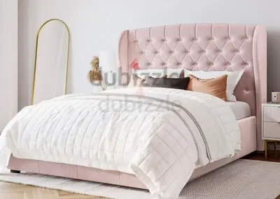 Brend New high quality fabric luxury king size 180x200 Bed with spring mattress available