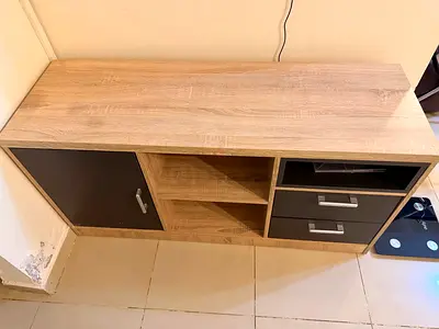 FREE - Wooden TV Stand / Low Cabinet with Drawers and Storage