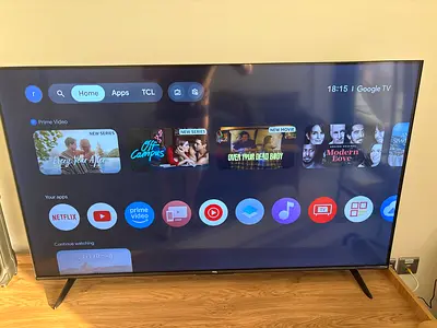 TCL 50-inch Smart LED TV (Google TV) - Good Condition
