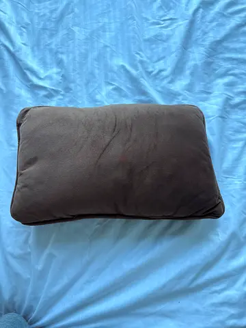 Brown rectangular cushion / throw pillow - good used condition