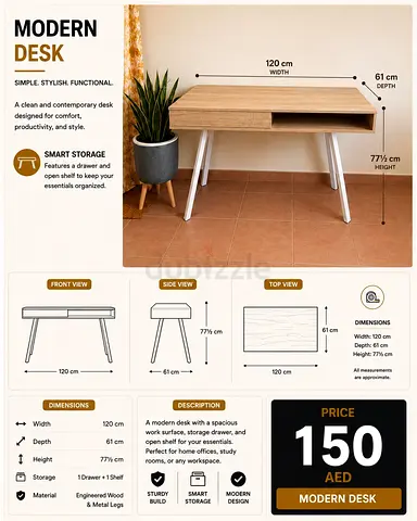 IKEA Modern Desk
