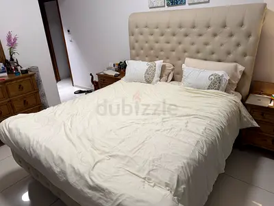 King sized bed frame in brand new condition. 1.5 year old.
