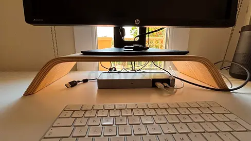 Samdi Universal Bamboo monitor Heighten Stand