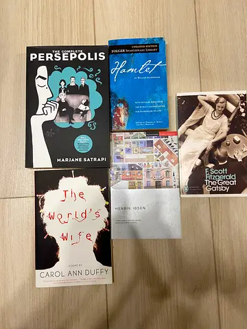 IBDP English Novel Collection (Hamlet,A Doll’s House, The Great Gatsby, The World’s Wife,Persepolis)