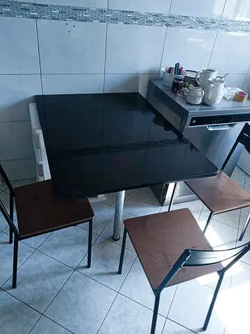 Dining Table – Description for Sale or Dining Table + 3 Chairs – Selling as a Complete Set.