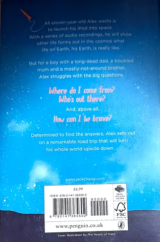 Where Do I Come From? Whos Out There? — Childrens Novel by Jack Cheng (back cover shown)