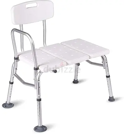 Transfer Bench for Bathtubs and Showers, Adjustable Shower Bench and Bath Seat for Seniors and Adult