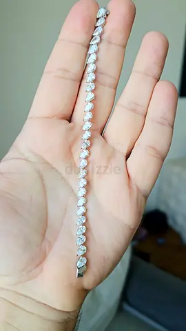 Pear Shape Lab Grown Diamond Bracelet