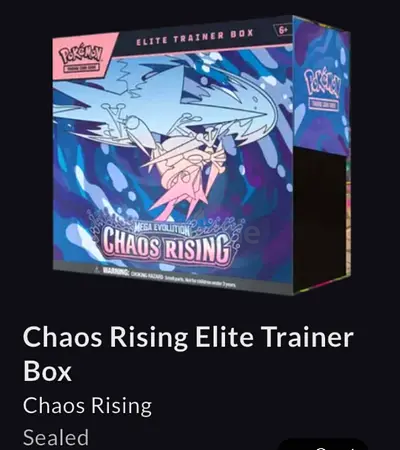 Chaos Rising Elite Trainer Box - Sealed Pokémon TCG
