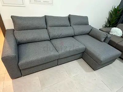 Ikea Eskelstuna L shape sofa bed Dark gray