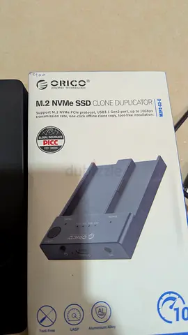 Orico M.2 NVMe SSD Clone Duplicator - 2-Bay Dock