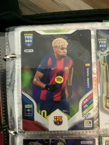 Collection of FIFA World Cup / Football Trading Cards in Binder (Used)