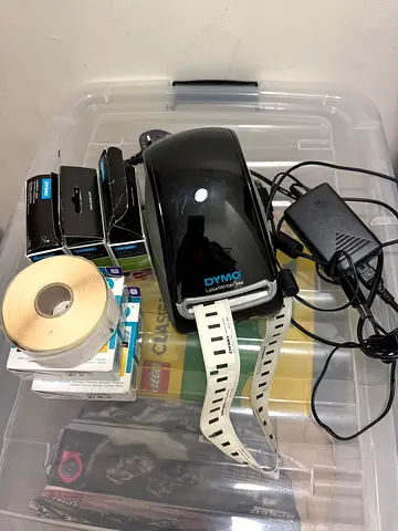 DYMO Label Printer 550 with Label Rolls and Power Adapter - Good Working Condition